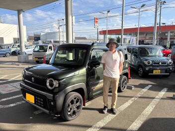 つぶあん様ハスラータフワイルドご納車！